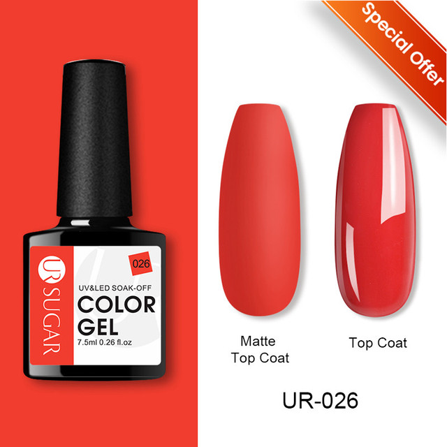 SUGAR Luminous Gel Top Coat Semi Permanent Glow In Dark Fluorescent Soak Off UV LED Color Gel Nail Varnish Nails for Manicure