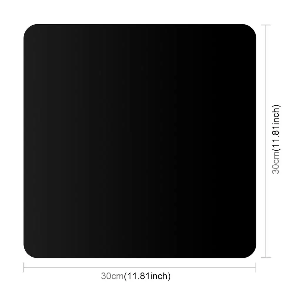 PULUZ 30x30cm Reflective Black and White Acrylic Display Boards/Background for Tabletop Product Photography Shooting