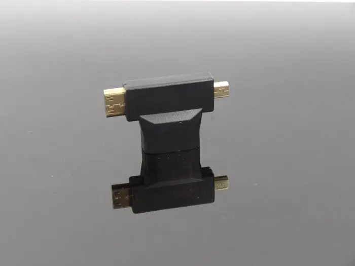 Мини HDMI/Micro HDMI в HDMI конвертер 2 в 1 3D 1080P мужчин и женщин для ТВ монитора камеры проектора