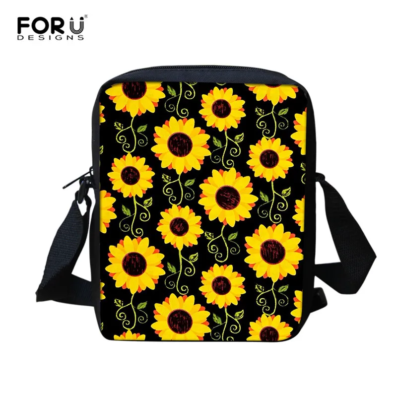 FORUDESIGNS/Милые Подсолнухи, легкие рюкзаки для девочек, школьные сумки, Набор детских книжных сумок, детский школьный рюкзак, mochila escolar - Цвет: Z5165E