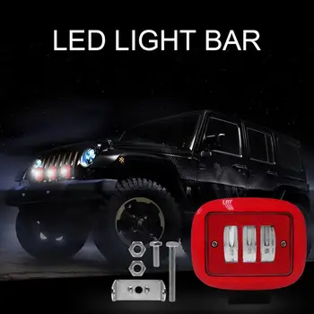 

Red 30W Off Road Car Vehicles Spot Work Led Lights Strobe Flash Working Led Light Bar Led Work Lamp For ForkliftsTruck SUV ATV