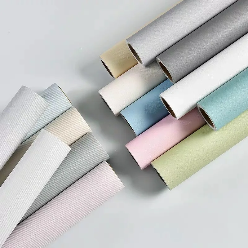 Простые темно зеленые самоклеящиеся настенные наклейки 3m 5m 10m для гостиной