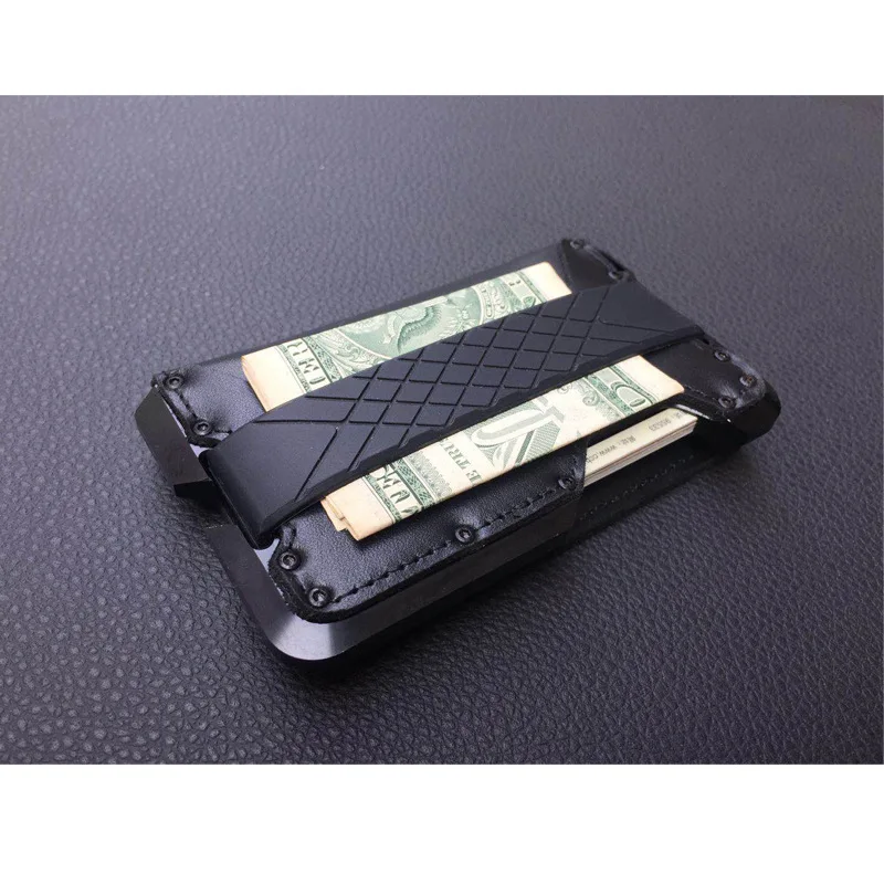 ZOVYVOL RFID смарт-кошелек блокирующий кошелек для карт из натуральной кожи для Безопасности Путешествий Держатель для паспорта винтажный Алюминиевый футляр для карт памяти