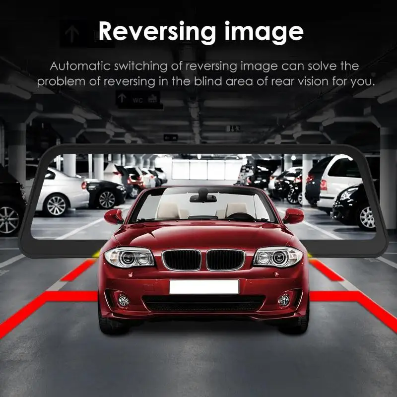 Phisung E98 Full HD 1080P Автомобильный видеорегистратор Камера 9,6" 4G Android 5,1 gps навигация двойной объектив ADAS ночного видения цифровой видеорегистратор