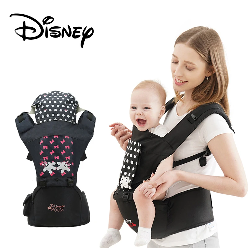 Disney-mochila portabebés ergonómica transpirable, portabebés canguro, asiento de bebé, con chupa AliExpress