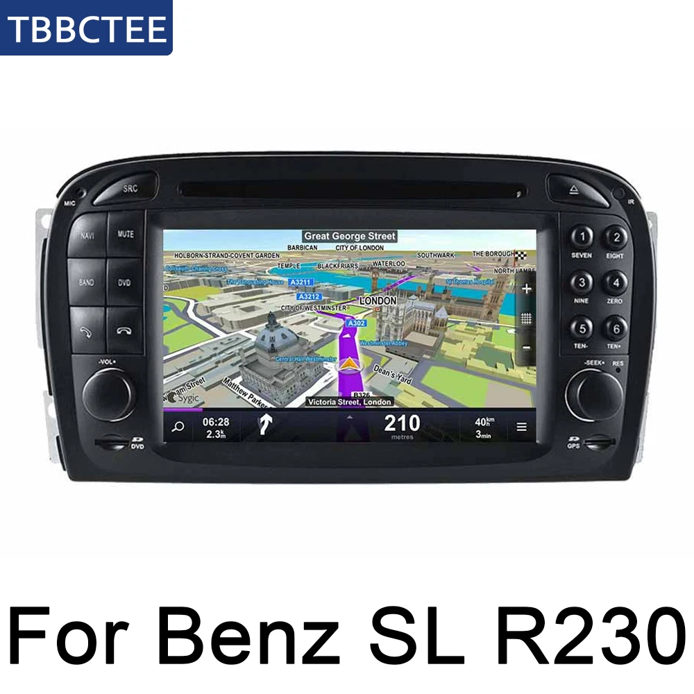 Для Mercedes Benz SL R230 2001~ 2004 NTG автомобильный мультимедийный плеер Android gps Авто Радио стерео система навигационная карта wifi карта