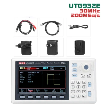 

UNI-T Professional UTG932E Waveform Generator 30MHz DDS Dual Channel Signal Generator Counter 200MSa/s 14bits Frequency Meter