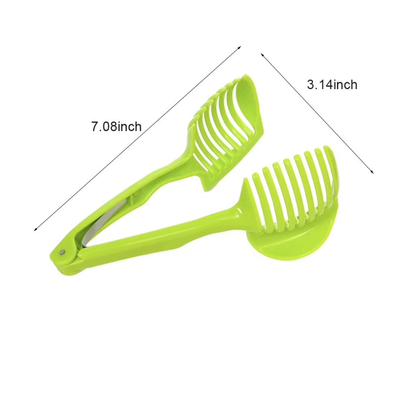 VOGVIGO Handheld Kitchenware Tomato Slicer Bread Clip Fruit and Vegetable Cut Potato Apple Creative Gadget Kitchen Accessories