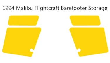 1994 Малибу Flightcraft Barefooter коврик для хранения лодка EVA Тиковый настил 1/" 6 мм