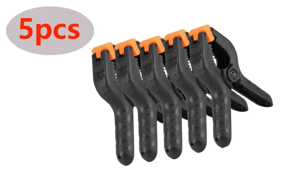 

5pcs 6 Inch Woodworking Spring Clamps Plastic Clips Hardware DIY Electrician Woodworking Model Making Fastener Repair Tool
