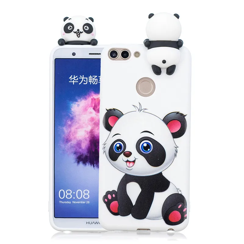 3D мягкий силиконовый чехол из ТПУ для Huawei P Smart 2019 Honor 8S 7S 7A 7C 8A 8X 10i 8 9 10 20 Lite милый с