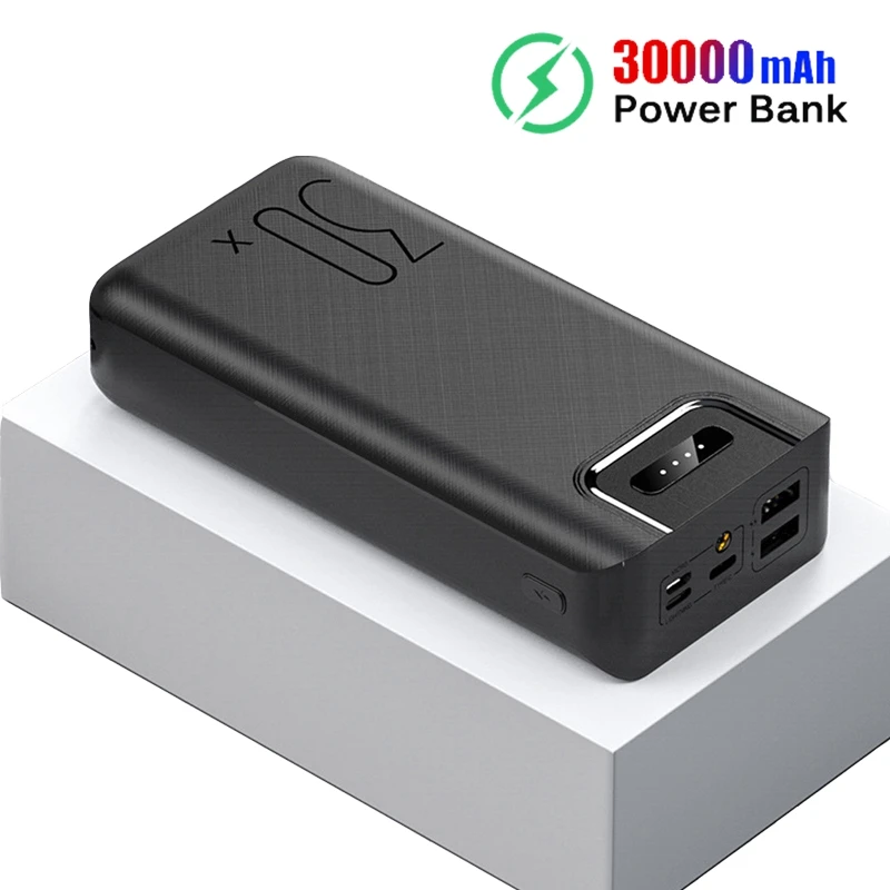 

30000mAh Power Bank Portable Charging Poverbank Mobile Phone External Battery Charger Powerbank 30000 mAh for Xiaomi Mi