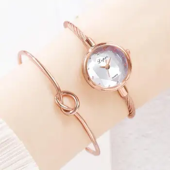 

New Brand Rose Gold Women Bracelet Watches Fashion Luxury Quartz-Watches Brand Ladies Casual Dress Sport Watch Clock Dropshiping