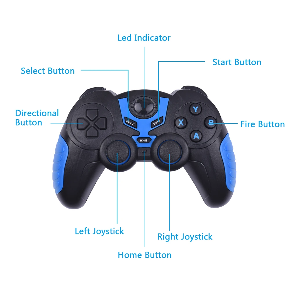 STK-7024X беспроводной Bluetooth 3 в 1 Геймпад+ ДЖОЙСТИК+ держатель игровой контроллер смартфон кронштейн ручка для Android iOS Windows