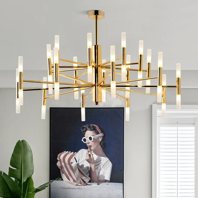 Modern Fashion Designer Black Gold Led Ceiling Art Deco Suspended Chandelier Light Lamp for Kitchen Living Room Loft Bedroom motorcycle led light kit