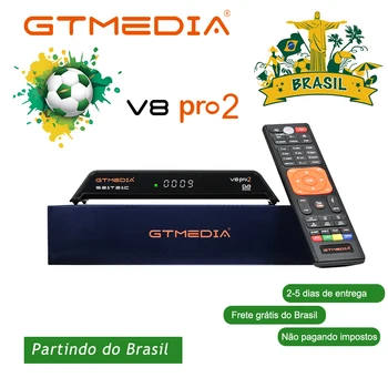 

GTmedia V8 Pro 2 decoder DVB-S2/T2/Cable J83.B Built-in WiFi H.265 Support CS and Unicable Satellite Receiver from Brazil