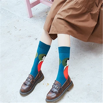 

2020 Men Women Funny Socks Cotton Harajuku Casual Socks Cartoon Female Hip Hop Street Skateboard Sox Spring Autumn