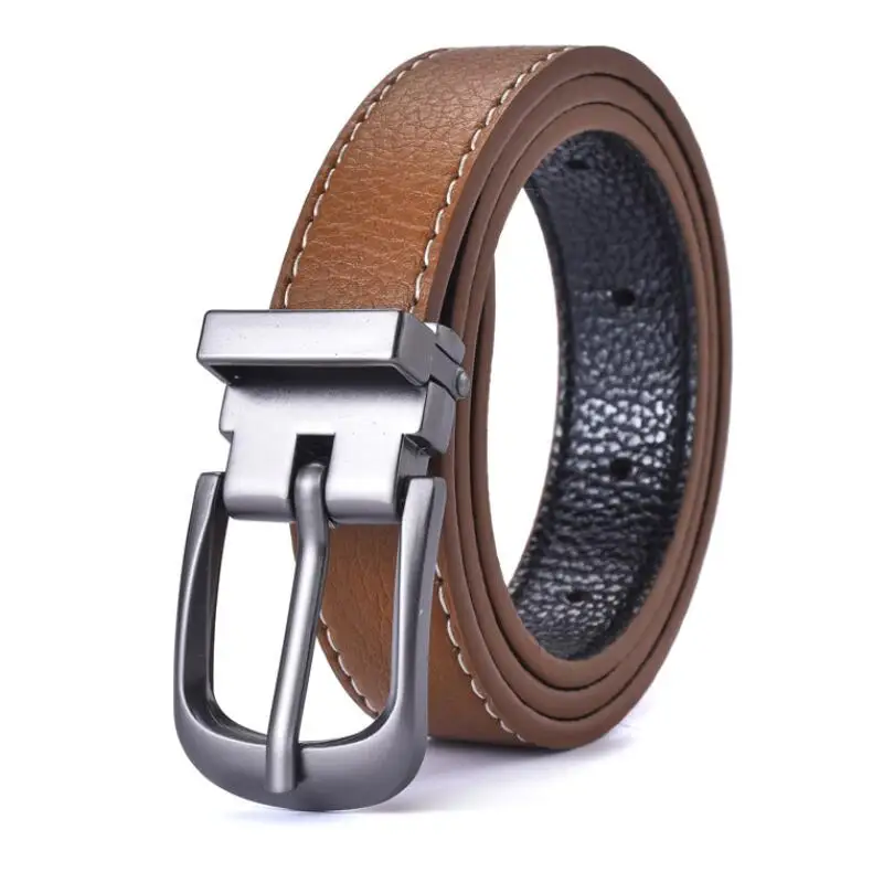 New Style Fashion Children Leather Belts Design Alloy Pin Buckle Boys Girls Kid Casual Waistband Jeans Adjustable Men's Belt 5