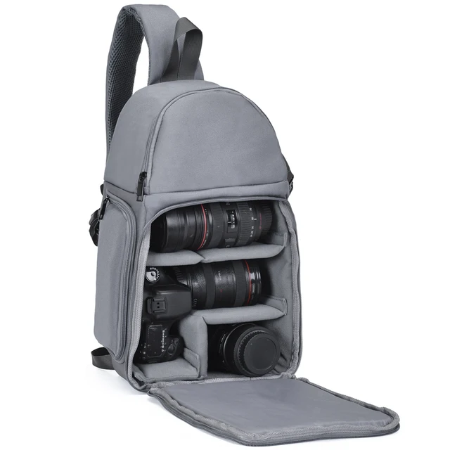 CADeN DSLR Camera Chest Bag Professional Large Cross Body Bags for Canon Nikon Sony Len Tripod Outdoor Travel Bags For Men Women AliExpress