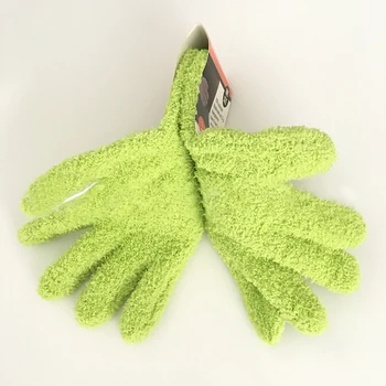 

Coral Velvet Knitted Gloves Super Soft Microfiber Car Detailing Dust Removal Gloves Car Wash Cleaning Gloves Convenient New