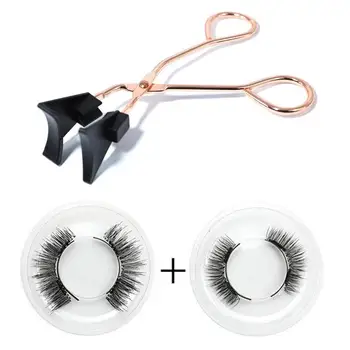 

Quantum Soft Magnetic False Eyelashes Handmade New Design Magnetic Eyelash Curler Easy To Wear Magnetic Lashes Set
