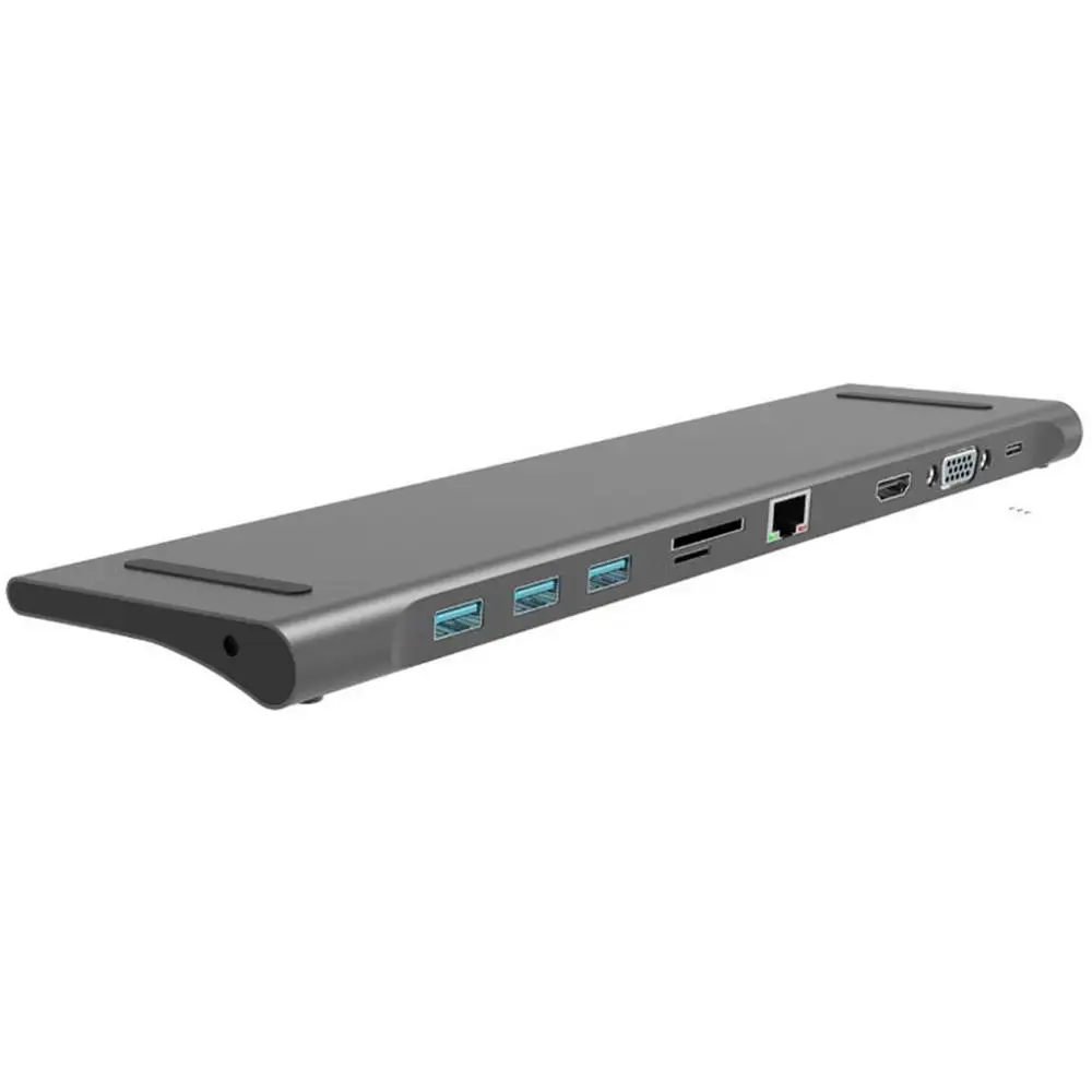 10 в 1 мульти USB C концентратор к HDMI VGA USB аудио адаптер для MacBook type C концентратор док-станция для ноутбука
