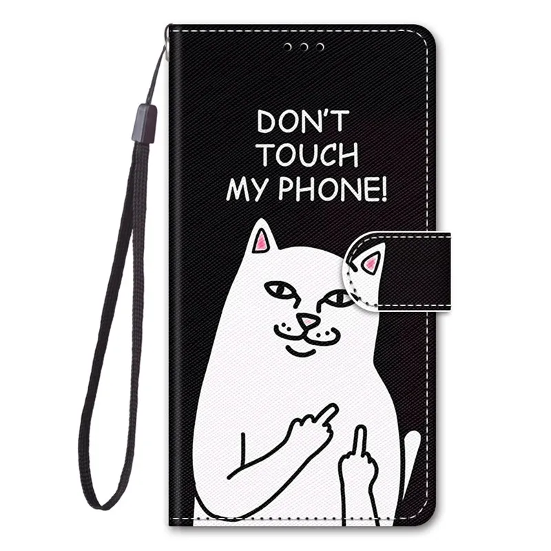Cute Funny Painted Flip Leather Case on For Samsung Galaxy A02 A 02 A022 SM-A022F A022M Card Slot Wallet Animal Pattern Cover silicone cover with s pen Cases For Samsung