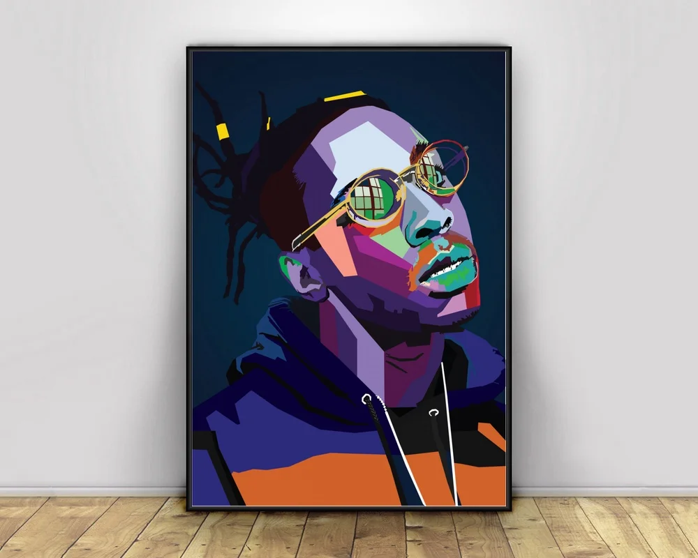 Joey Badass Pop Art Hiphop Rapper Music Singer Poster Print Wall Art