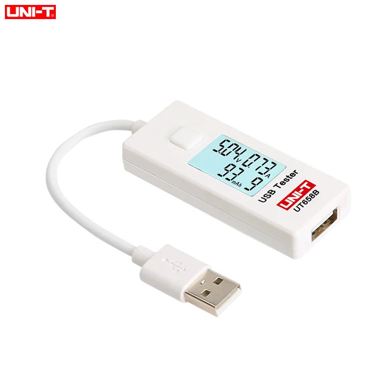 USB тестер UNI T UT658B для зарядки телефона компьютера монитор напряжения и
