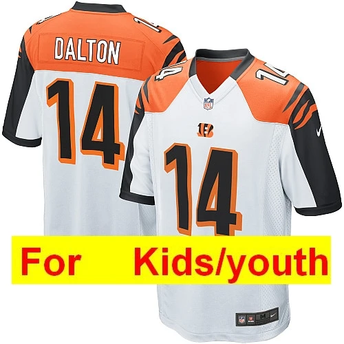 Молодежи Цинциннати A.J. Зеленый Joe Mixon Geno Atkins Andy Dalton Tyler Eifert игровая цветная Футбольная форма - Цвет: Цвет: желтый