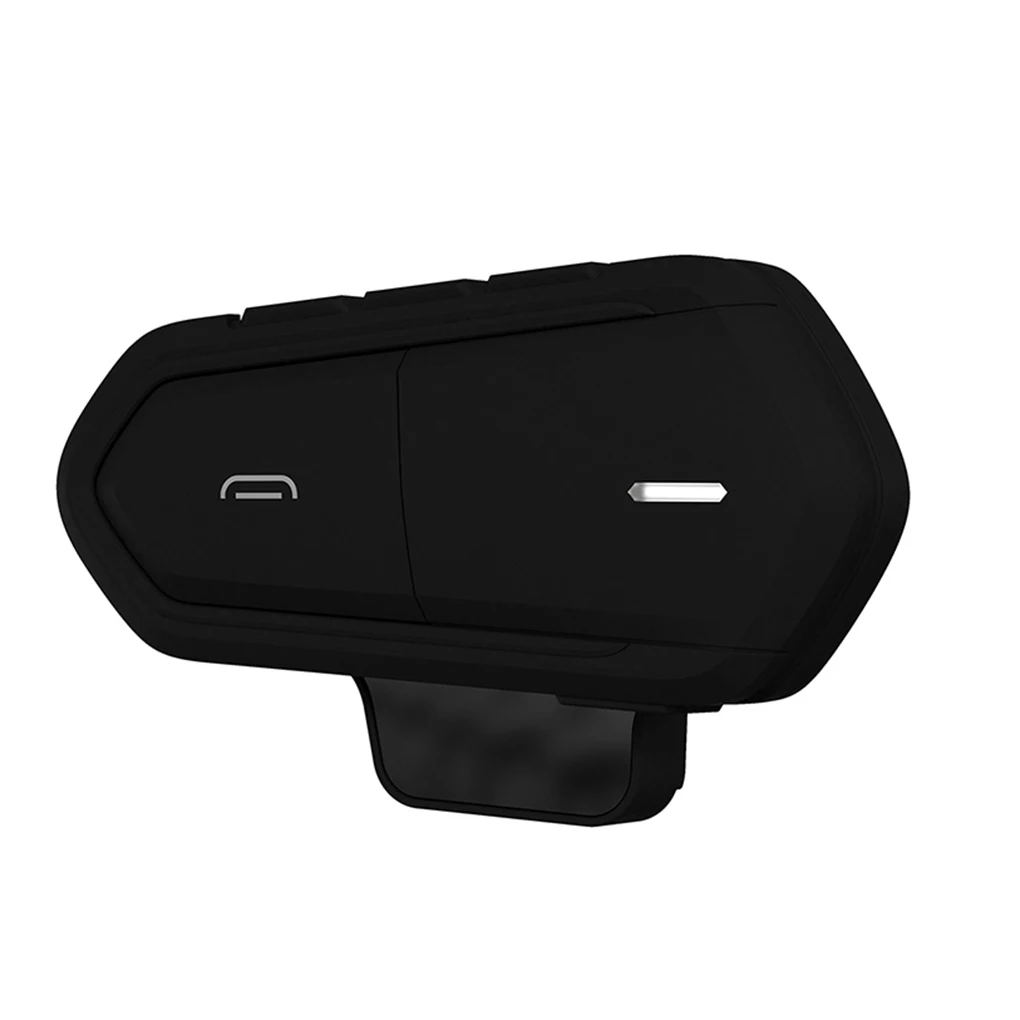 1pc black 1/2 шт гарнитура для мотоциклетного шлема Беспроводная Bluetooth IP54 Водонепроницаемая гарнитура для верховой езды Hands-Free FM Радио стерео MP3 гарнитура - Цвет: 1pc black