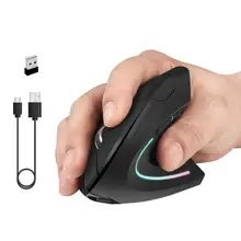 

Wired Wireless 2.4GHz Ergonomic Vertical Optical Mouse for Desktop PC Laptop