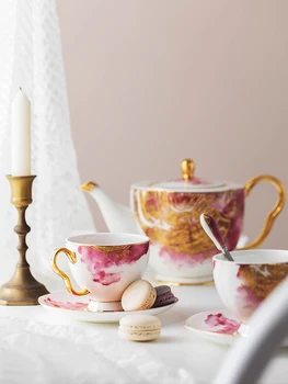 

Coffee cup small luxury high grade light luxury simple cup afternoon tea set