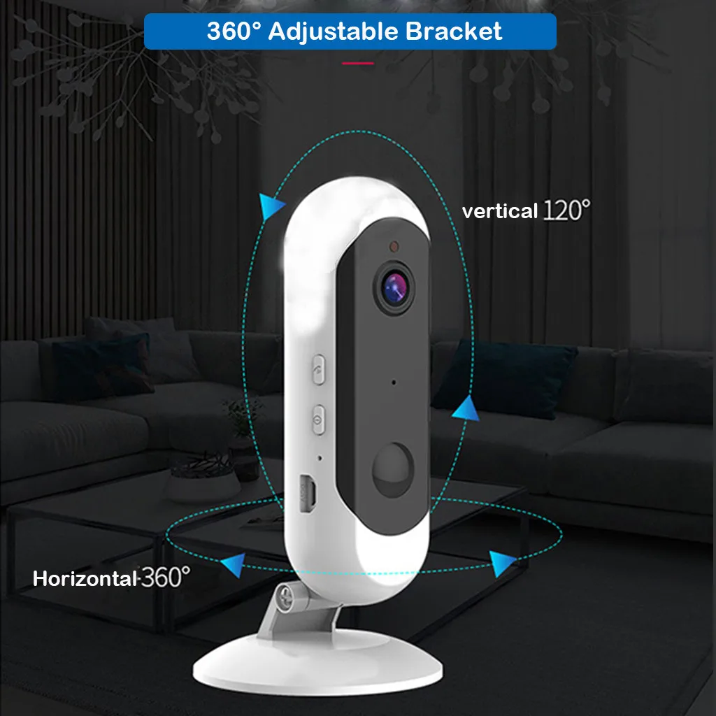 20% перезаряжаемая HD720P камера видеонаблюдения, Wifi, для безопасности, ночное видение, двухсторонняя аудио камера видеонаблюдения, камера видеонаблюдения