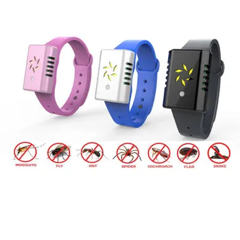 

Ultrasonic Natural Mosquito Repellent Bracelet Ultrasound Outdoor Kids Waterproof Pest Insect Bugs Anti Mosquito Insect Bracelet