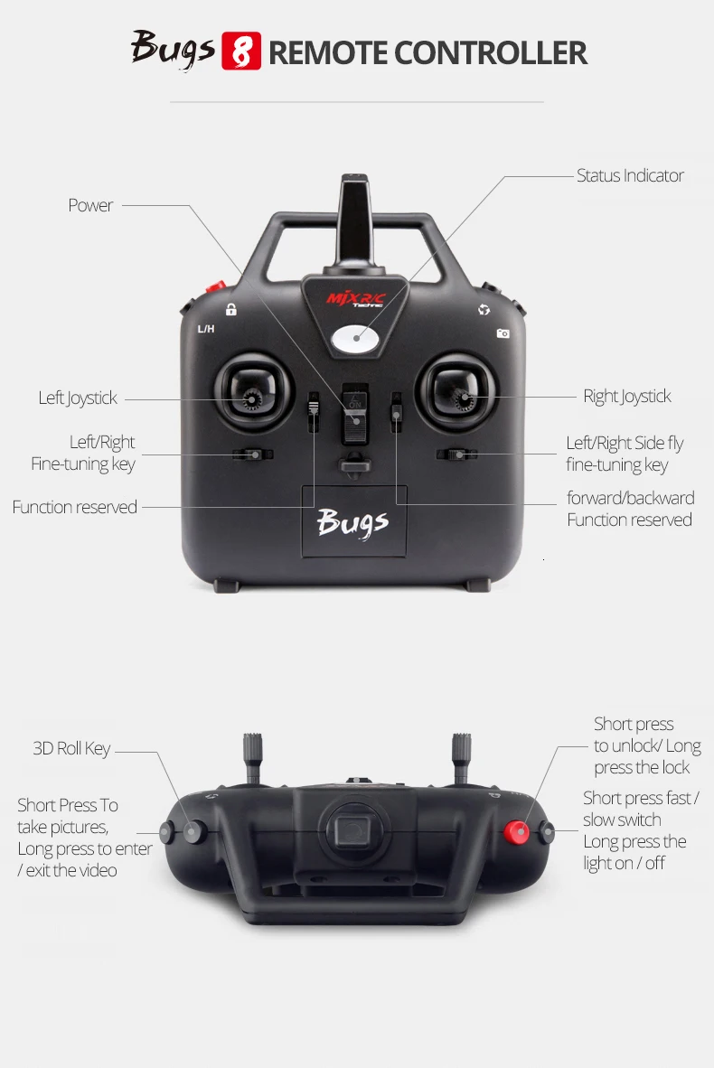 Дрон MJX RC Квадрокоптер B8 Bugs 8 бесщеточный мотор пульт дистанционного управления Дрон профессионалы вертолет игрушки Рождественский подарок
