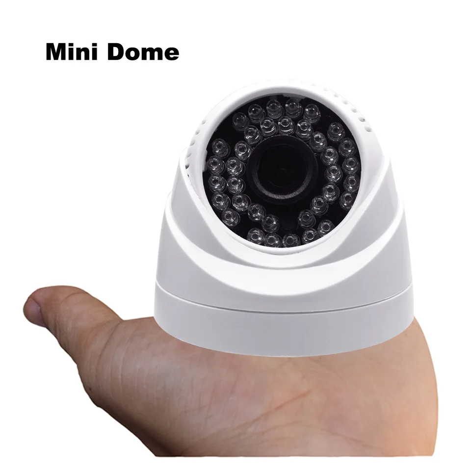 Мини 4CH 48V PoE ip-камера 1080P комплект CCTV камера безопасности системы 2.0MP с микрофоном обнаружения движения P2P