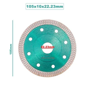 

1 Pcs Of Hot Pressed Sintered Mesh Turbo Diamond Saw Cutter Disc Wheel For Porcelain Tile Sanding Stone