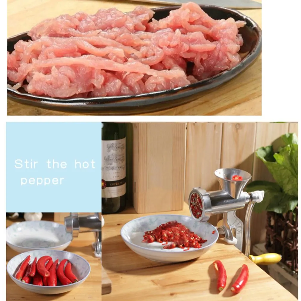 

Sausage Meat Grinder Household Enema Machine Manual Stir Meat Cans Garlic Pot Sausage Machine Grinding Pepper Machine Tools