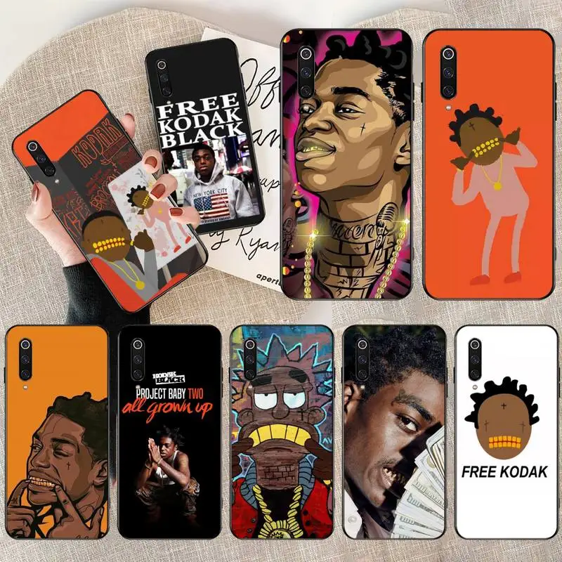 HPCHCJHM Kodak Black Rapper Custom Photo Soft Phone Case for Xiaomi Mi10 10Pro 10 lite Mi9 9SE 8SE Pocophone F1 Mi8 Lite