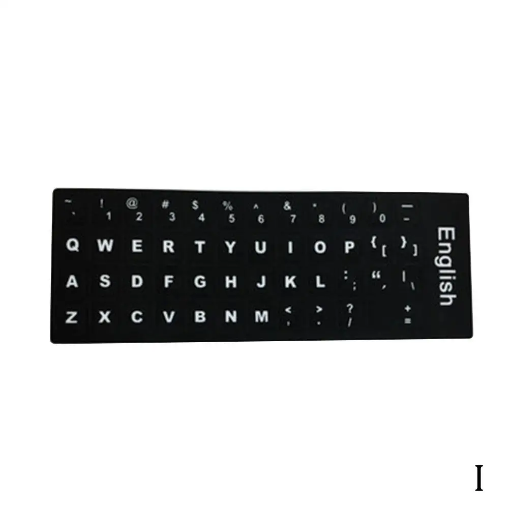 1pcs Spanish Russian Arabic French German Hebrew Italian Korean Computer German Language Waterproof Standard Keyboard Stickers cooling pad for gaming laptop Laptop Accessories