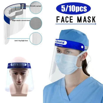 

Anti Saliva Full Face Mask Anti- Face Cover Clear Visor Flip Up Transparent Mask Anti Splash Full Face Mask