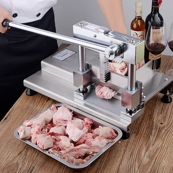 

Commercial Meat Cutting Machine, Frozen Meat Bone Sawing Machine, Manual Meat Chop Trotters Slicer Hand Pressure Meat Cutter