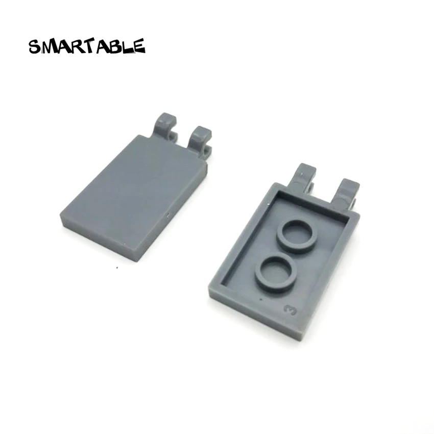 

Smartable Tile 2x3 with two Clip Horizontal Building Blocks MOC Parts Toys For Kids Compatible Major Brands 30350 40pcs/lot