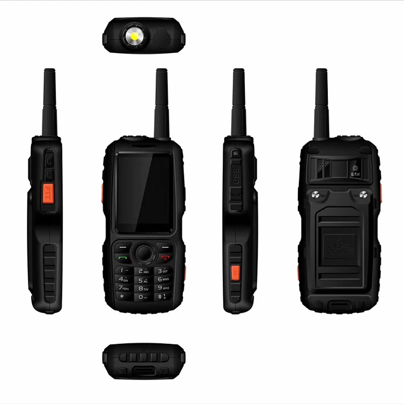 3g Wcdma Защищенный телефон Android с UHF 2W домофон PTT