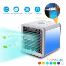  2021 Air Conditioner Air Cooler Fan 7 Colors Light USB Portable Air Conditioner 3 Gear Personal Space Air Cooling Fan Dropship 