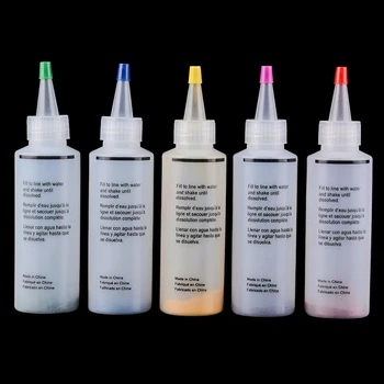 

5 Colors/set DIY One-Step Tie Dye Kit Fabric Textile Permanent Paint Color For Clothing Craft Spare Arts Design Set