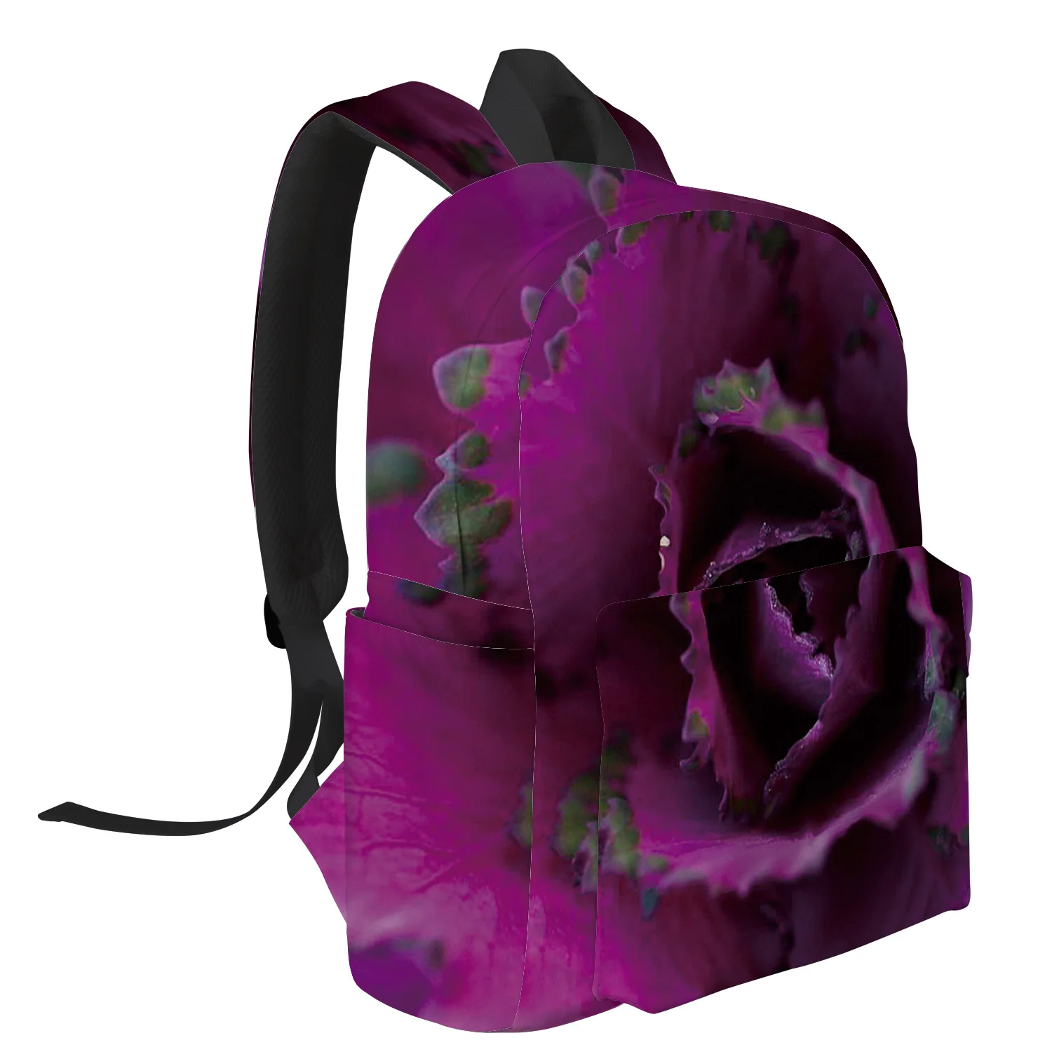 Фиолетовые цветы рюкзак интерьер брелок держатель Роскошный рюкзак Arcuate плечевой ремень