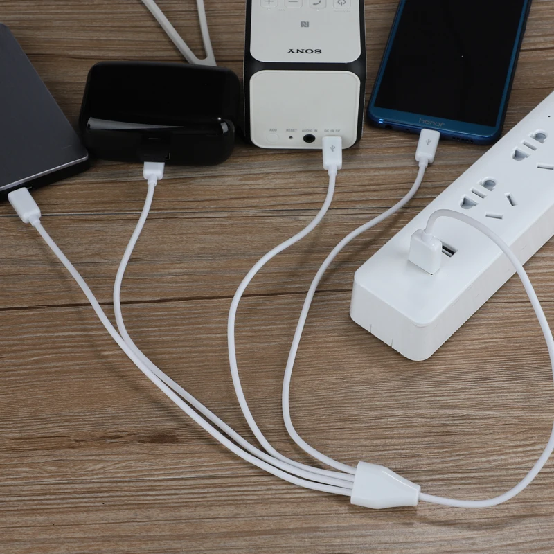 50 см 4 в 1 кабель зарядного устройства микро usb Power Micro USB одновременно|Кабели