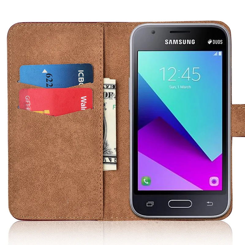Кожаный чехол-портмоне для samsung Galaxy J2 J250 J250F, чехол для samsung J 2, чехол для телефона samsung J2 J250